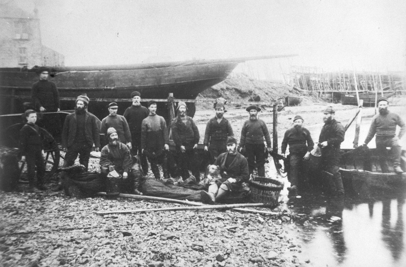 Crew of 'Fairy Lad', Campbeltown, c.1880